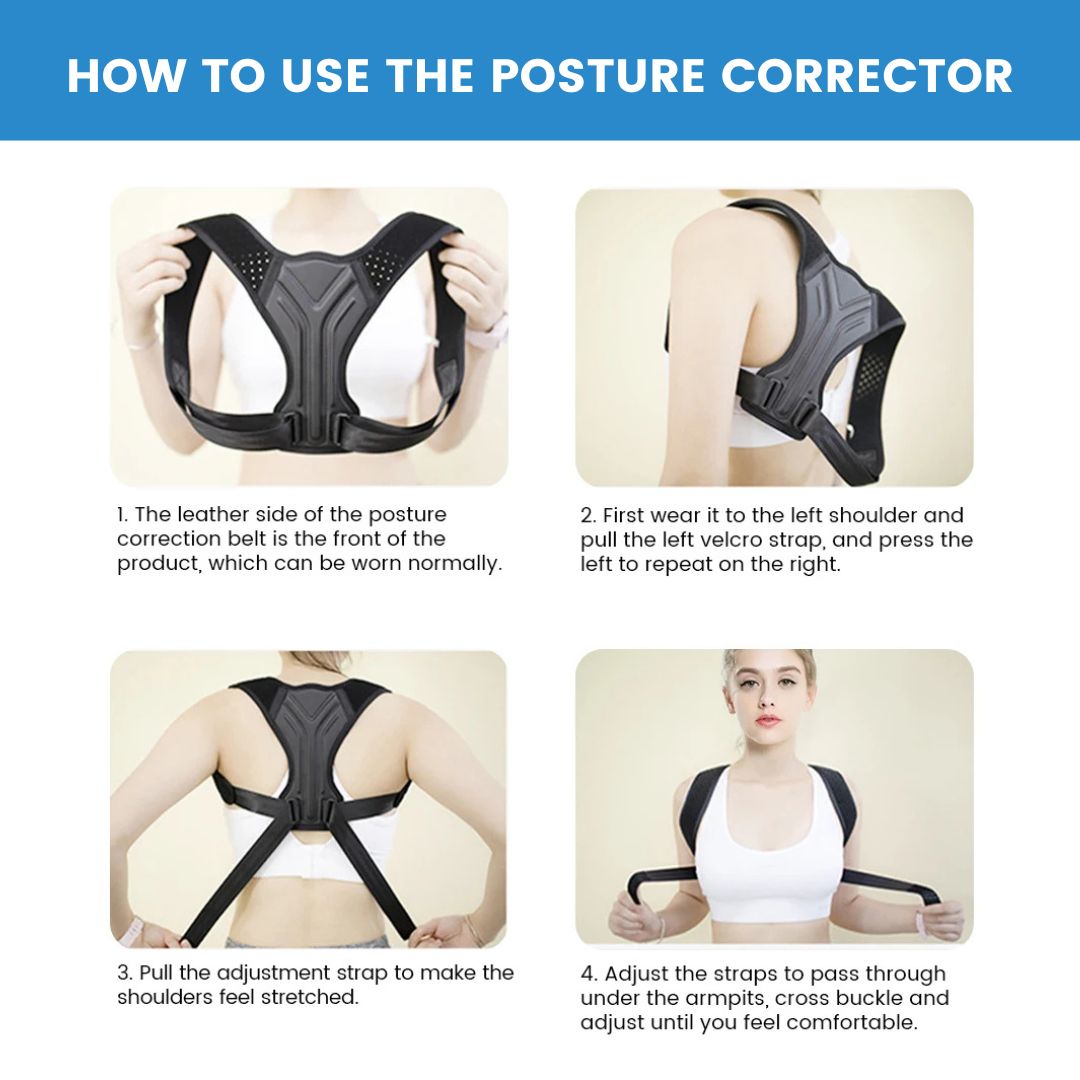 Adjustable Posture Corrector Belt for Back and Shoulders