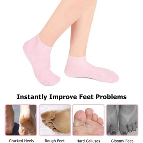 Moisturizing Foot Mask - Exfoliating Silicone Socks