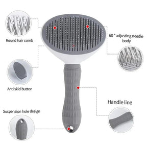 Pet Hair Remover Brush - Comb Self Cleaning