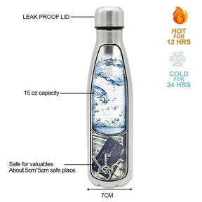 Secret Stash Stainless Steel Water Bottle