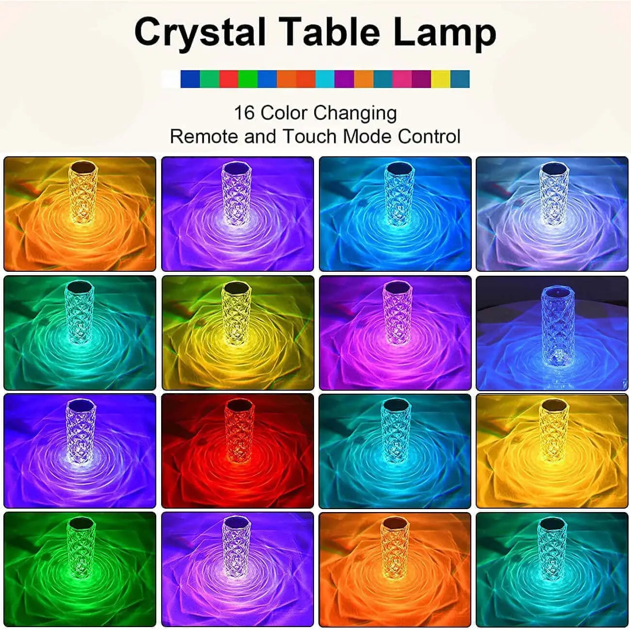 Crystal LED Table Lamp