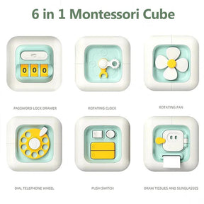 6in1 Montessori Educational Cube