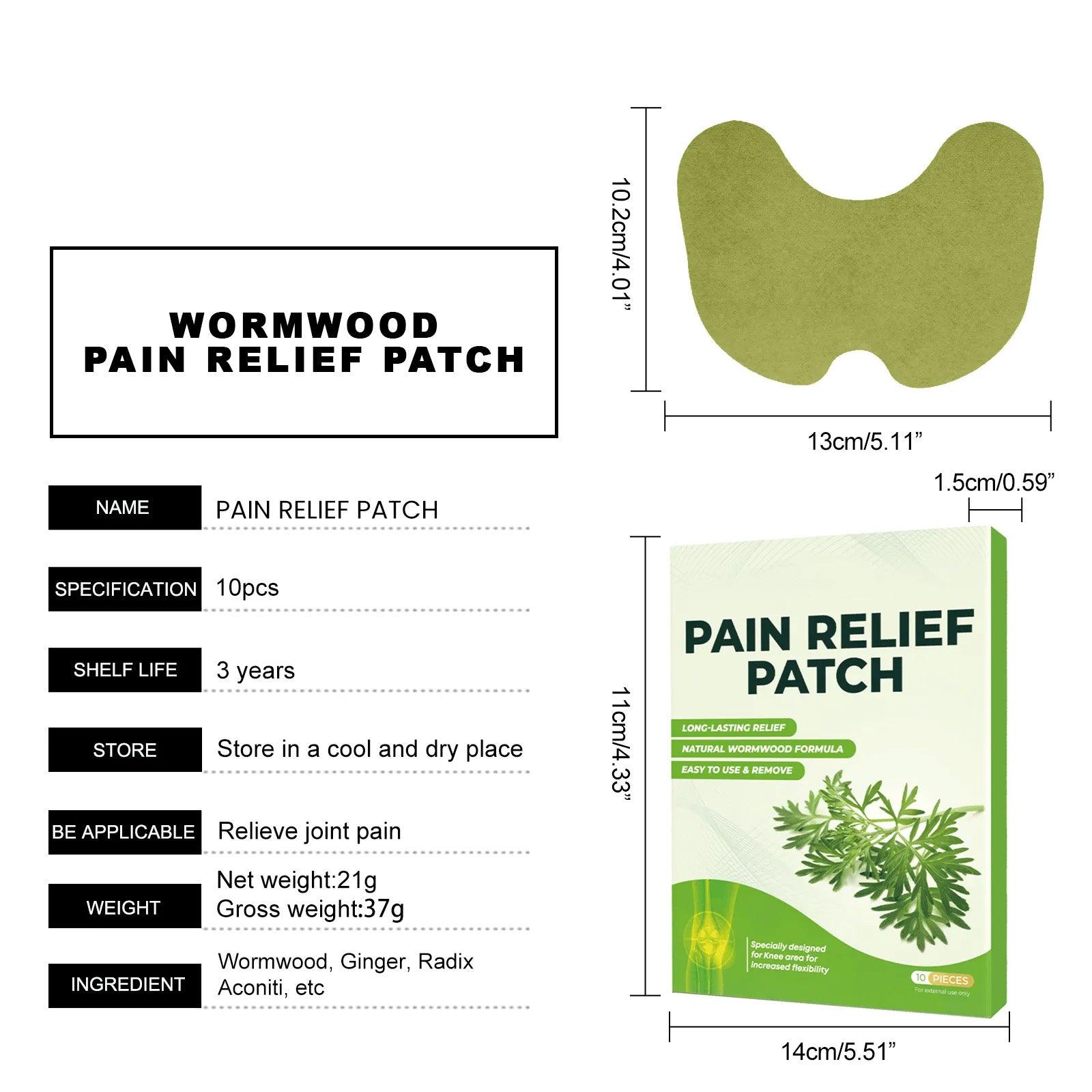 Wormwood Pain Relief Patch + FREE EBOOK