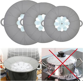 Multifunctional Silicone Pot Lid Spill Stopper