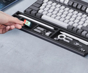 Keyboard Wrist Rest Pad with Storage Box