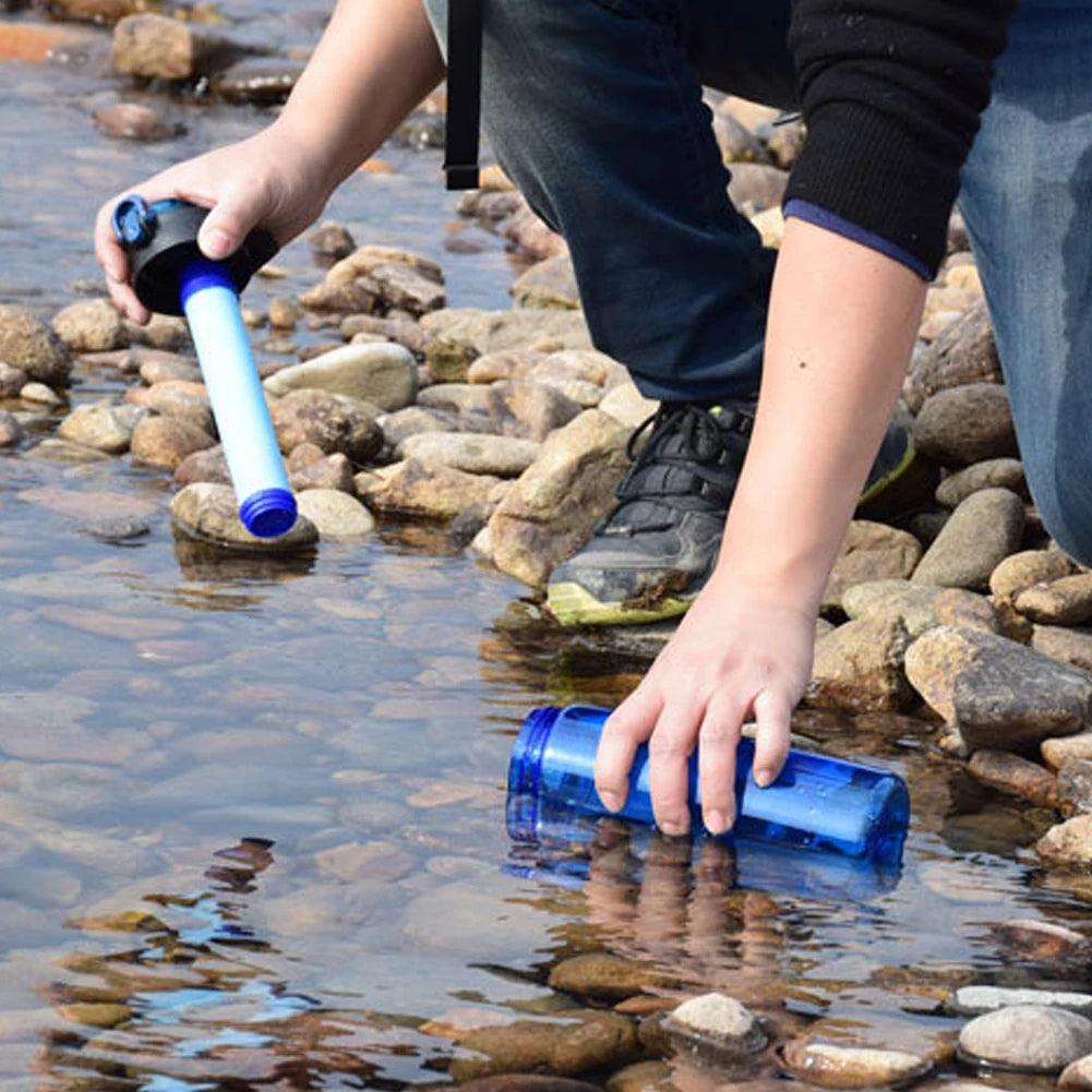 Portable Water Purifier Bottle with Filtration