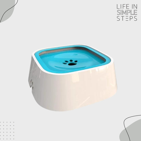 Anti-Splash Pet Water Bowl 1.5L