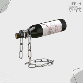 Floating Chain Wine Bottle Holder