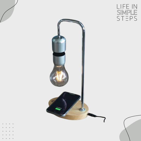 Magnetic Floating Light Bulb with Wireless Charger