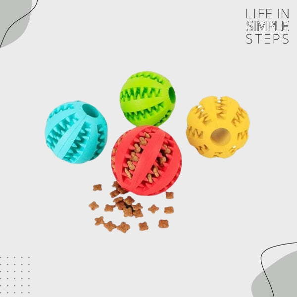 Pet Interactive Rubber Balls