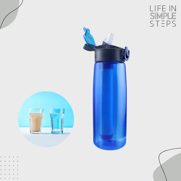 Portable Water Purifier Bottle with Filtration