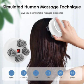 Multi Claw Electric Head Massager - Life in Simple Steps