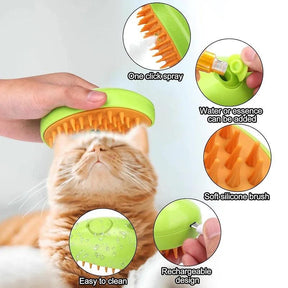 Electric Cat Steam Brush - Hair Removal - Life in Simple Steps