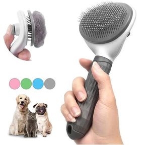 Pet Hair Remover Brush - Comb Self Cleaning - Life in Simple Steps