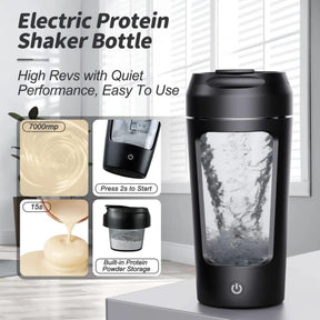 Electric Protein Shaker Bottle - Life in Simple Steps