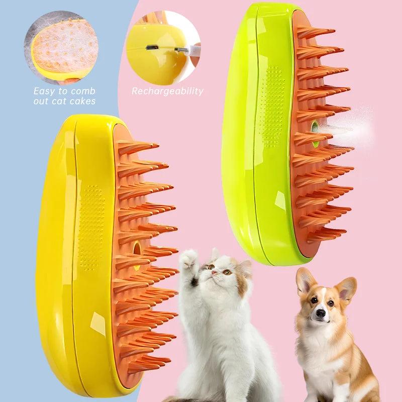 Electric Cat Steam Brush - Hair Removal - Life in Simple Steps