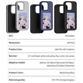 Custom NFC Ink Phone Case for iPhone 15/14/13 Pro Max