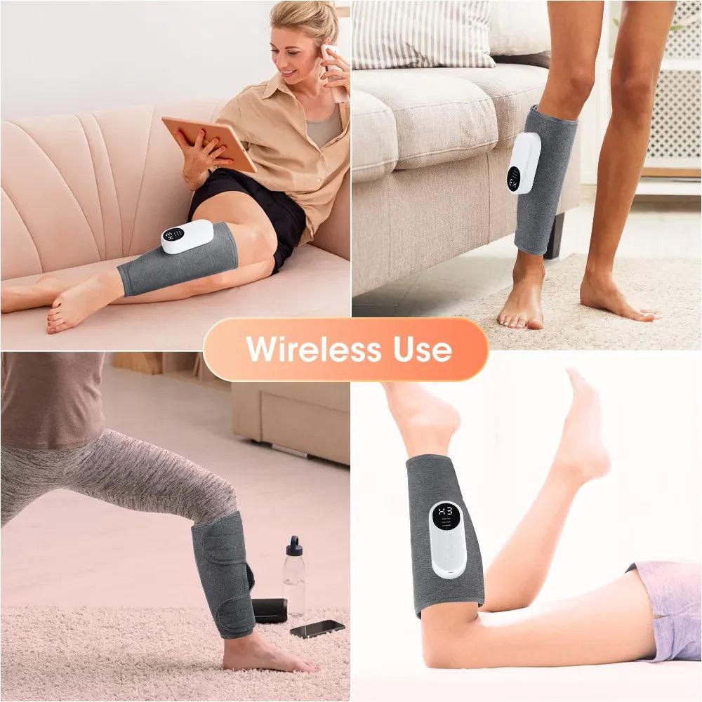 360° Air Pressure Leg Massager with Hot Compress - Life in Simple Steps