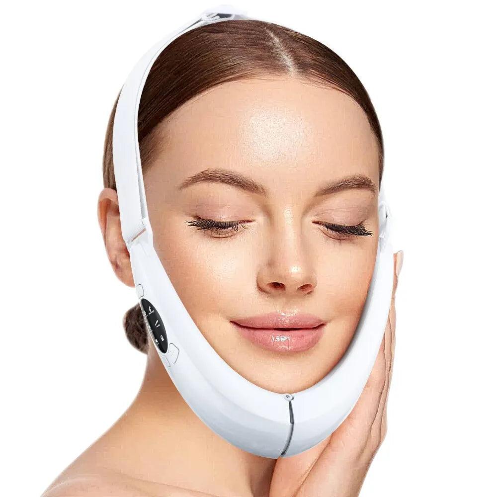 V-Line Face Slimming & Lifting Belt Massager - 5 Modes - Life in Simple Steps