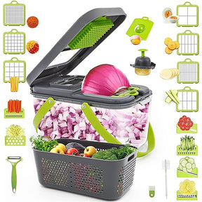 22in1 Multifunctional Box Vegetable Cutter and Slicer - Life in Simple Steps