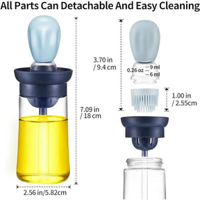 2in1 Silicone Dropper Measuring Oil Dispenser - Life in Simple Steps