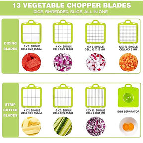 22in1 Multifunctional Box Vegetable Cutter and Slicer - Life in Simple Steps