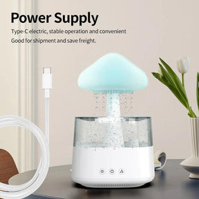 Mushroom Dream : Humidifier & Essential Oil Diffuser with Rainbow Light - Life in Simple Steps