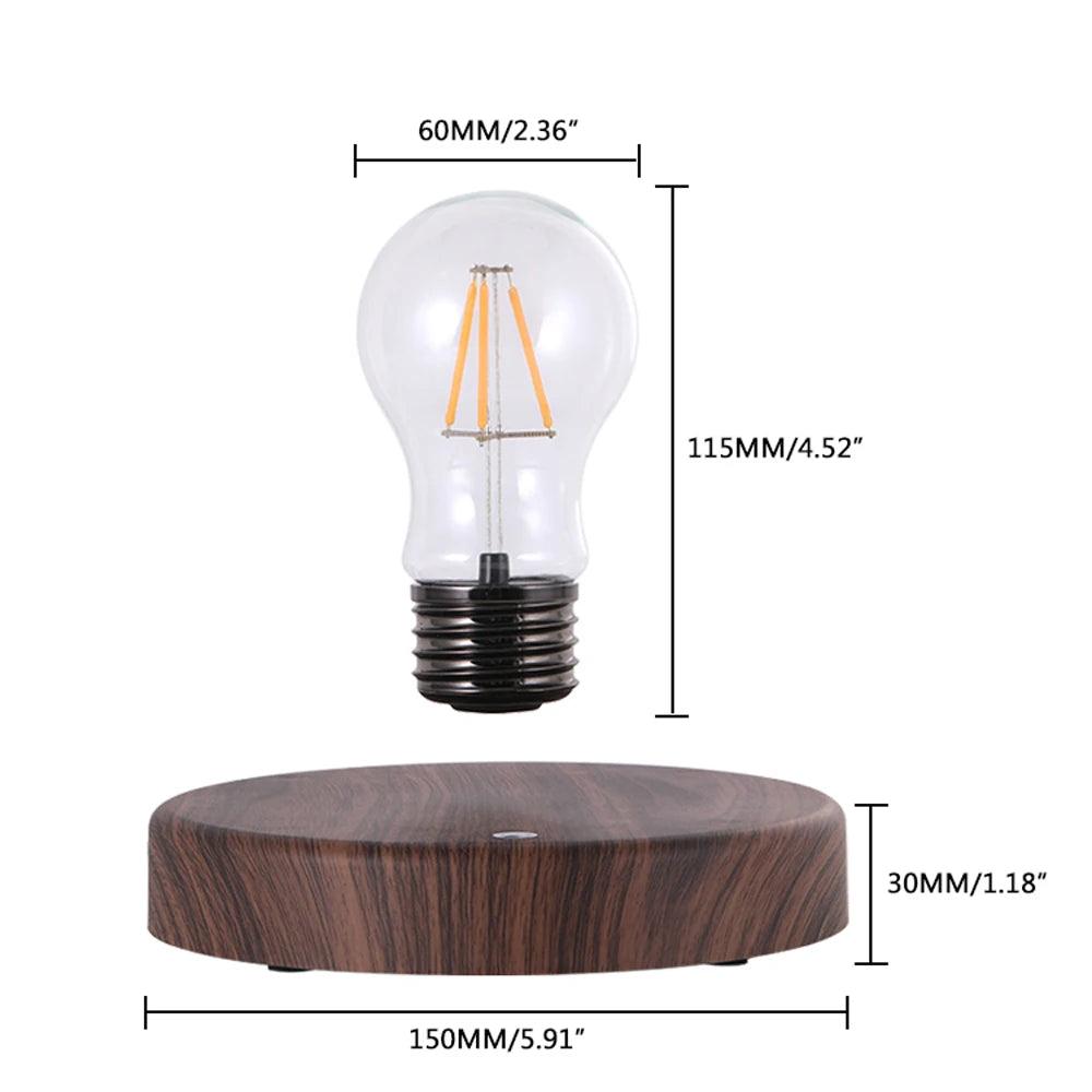 Retro-Style Magnetic Floating Bulb - Life in Simple Steps