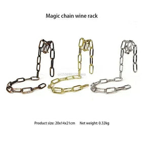 Magical Chain - Decorative Tabletop Bottle Holder & Display Stand - Life in Simple Steps