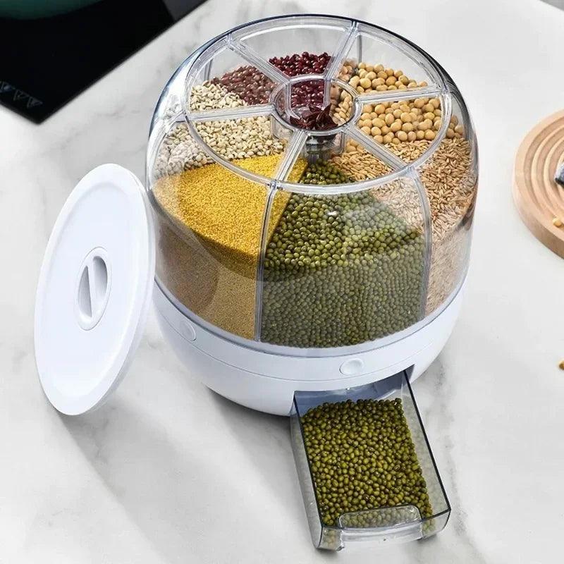 360° Rotating Large Grain Storage Dispenser - Life in Simple Steps