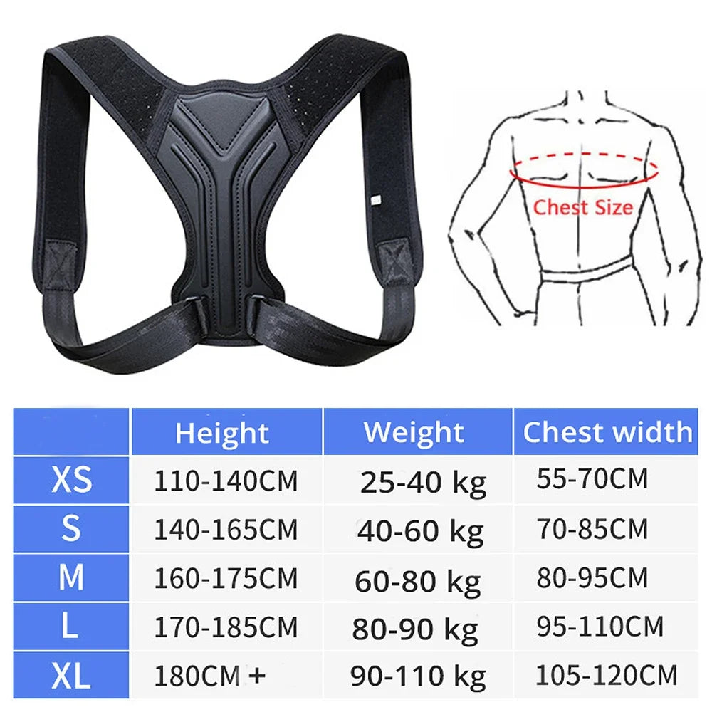 Adjustable Posture Corrector Belt for Back and Shoulders