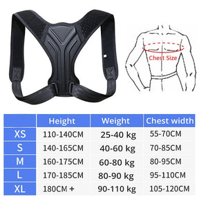 Adjustable Posture Corrector Belt for Back and Shoulders