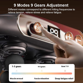 6-Head Pro - High-Frequency Muscle Massager Gun