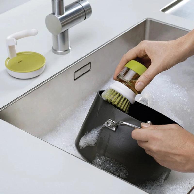 Soap Dispensing Scrub Brush - Life in Simple Steps