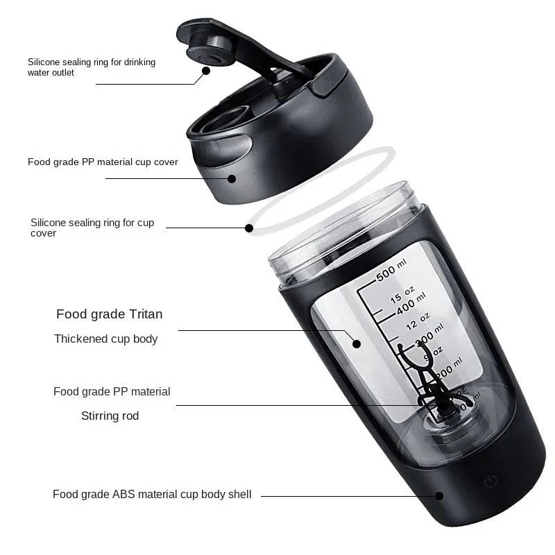 Electric Protein Shaker Bottle - Life in Simple Steps