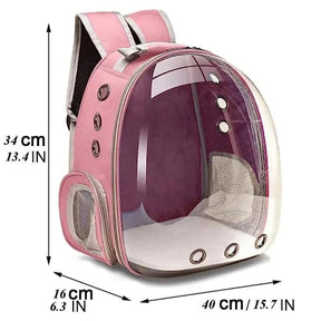 Pet Carrier Backpack Transparent Capsule - Life in Simple Steps