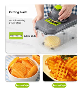 22in1 Multifunctional Box Vegetable Slicer and Cutter