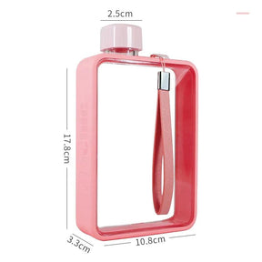 Portable Flat Water Bottle 380ml - Life in Simple Steps