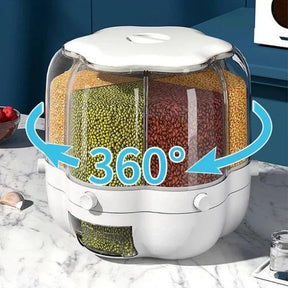 360° Rotating Large Grain Storage Dispenser - Life in Simple Steps