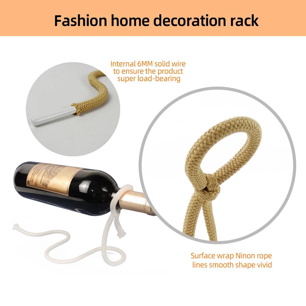 Magic Rope - Decorative Tabletop Bottle Holder & Display Stand - Life in Simple Steps