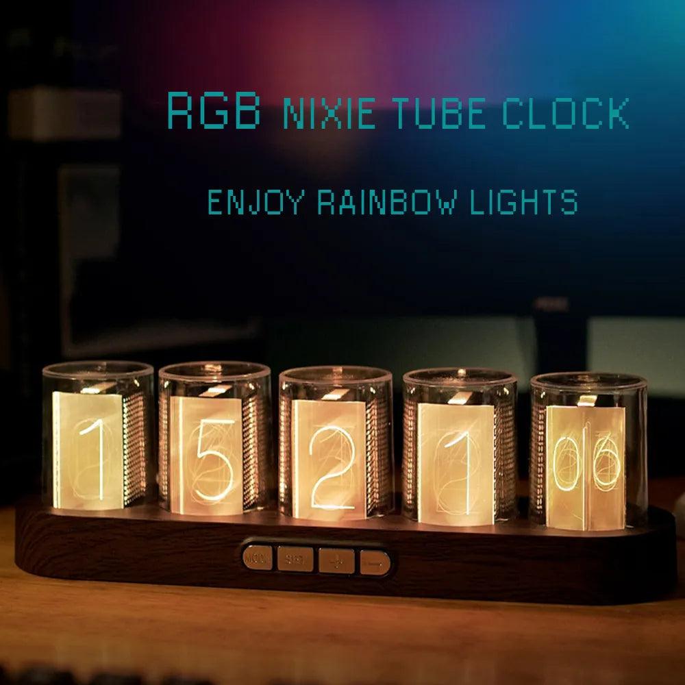 Digital Nixie Tube Clock with RGB LED Glows - Life in Simple Steps