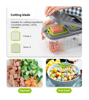 22in1 Multifunctional Box Vegetable Slicer and Cutter