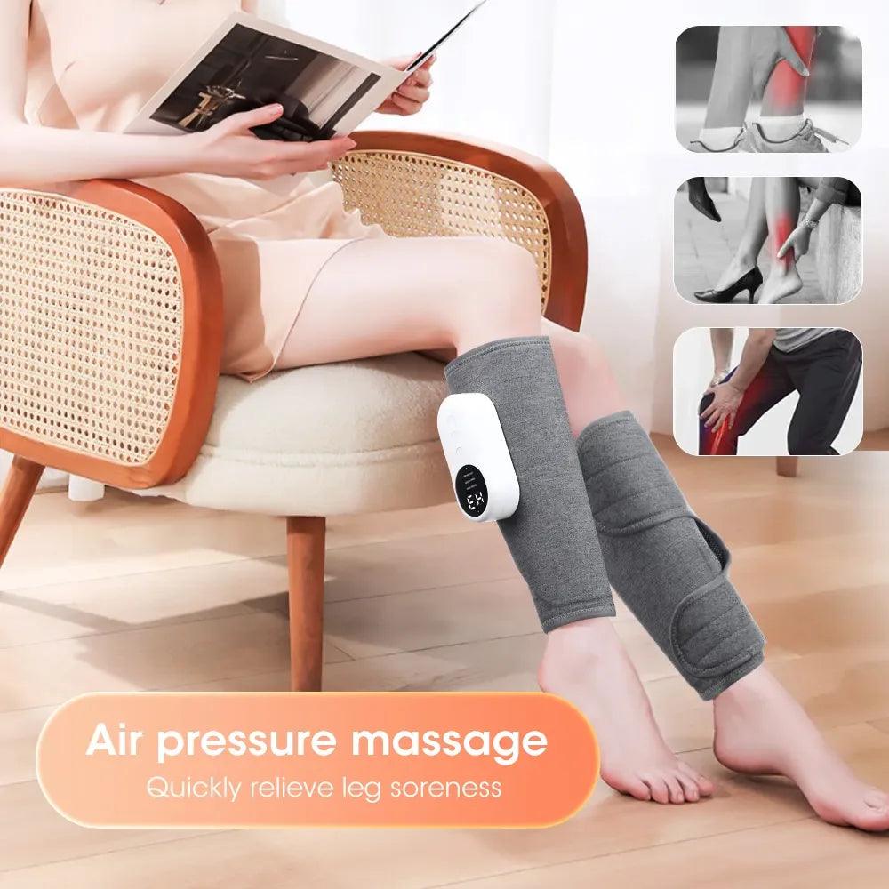 360° Air Pressure Leg Massager with Hot Compress - Life in Simple Steps