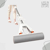 Squeeze Self-Draining Rubber Cotton Mop