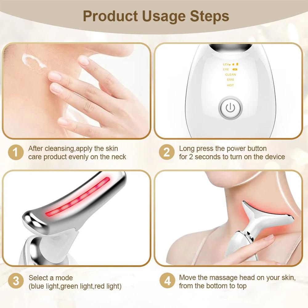 Face Neck Beauty Device Neck Lifting Massager