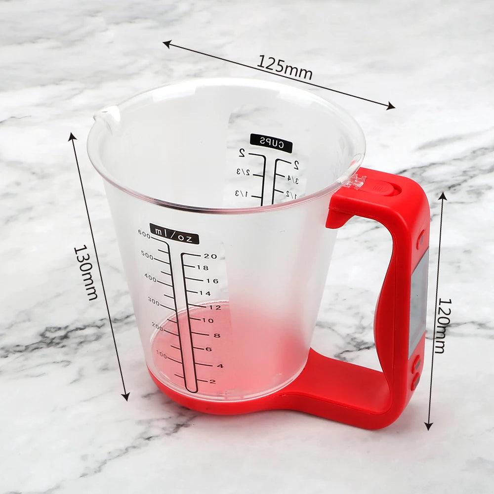 Digital Kitchen Measuring Cup with LCD