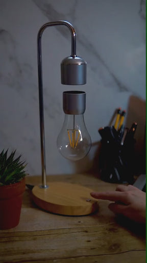 Magnetic Floating Light Bulb with Wireless Charger