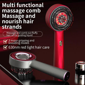 Hair Growth Scalp Massager with Red Light Therapy